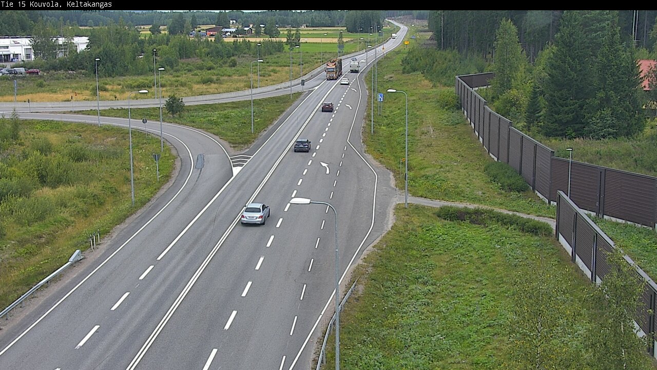 Weather Camera Image Väg 15 Kouvola, Keltakangas, Kouvola, Kymenlaakso