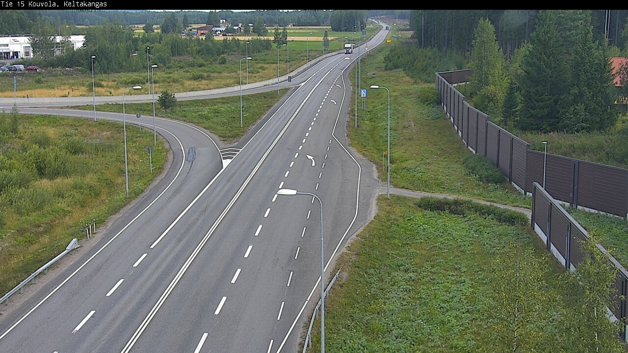 Weather Camera Image Road 15 Kouvola, Keltakangas, Kouvola, Kymenlaakso