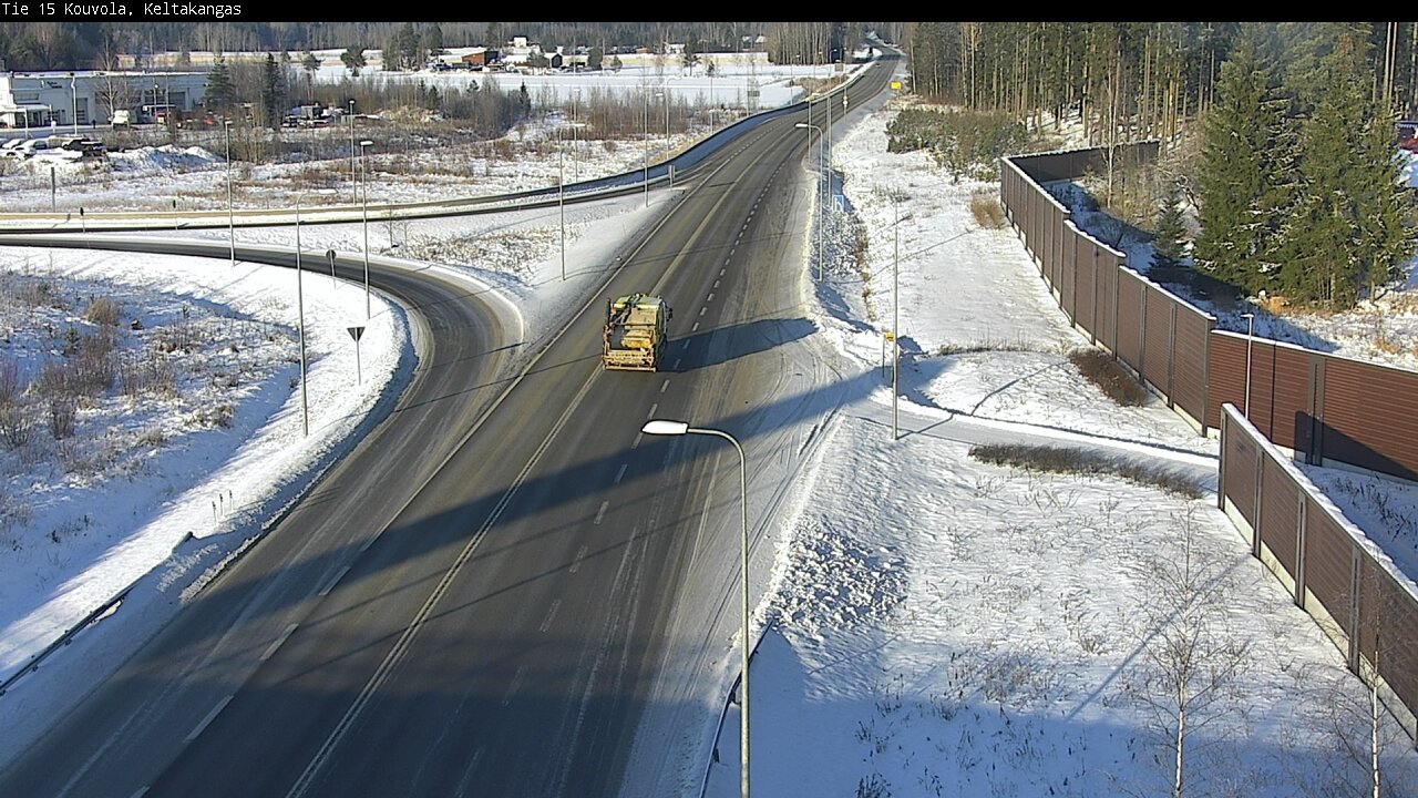 Weather Camera Image Road 15 Kouvola, Keltakangas, Kouvola, Kymenlaakso