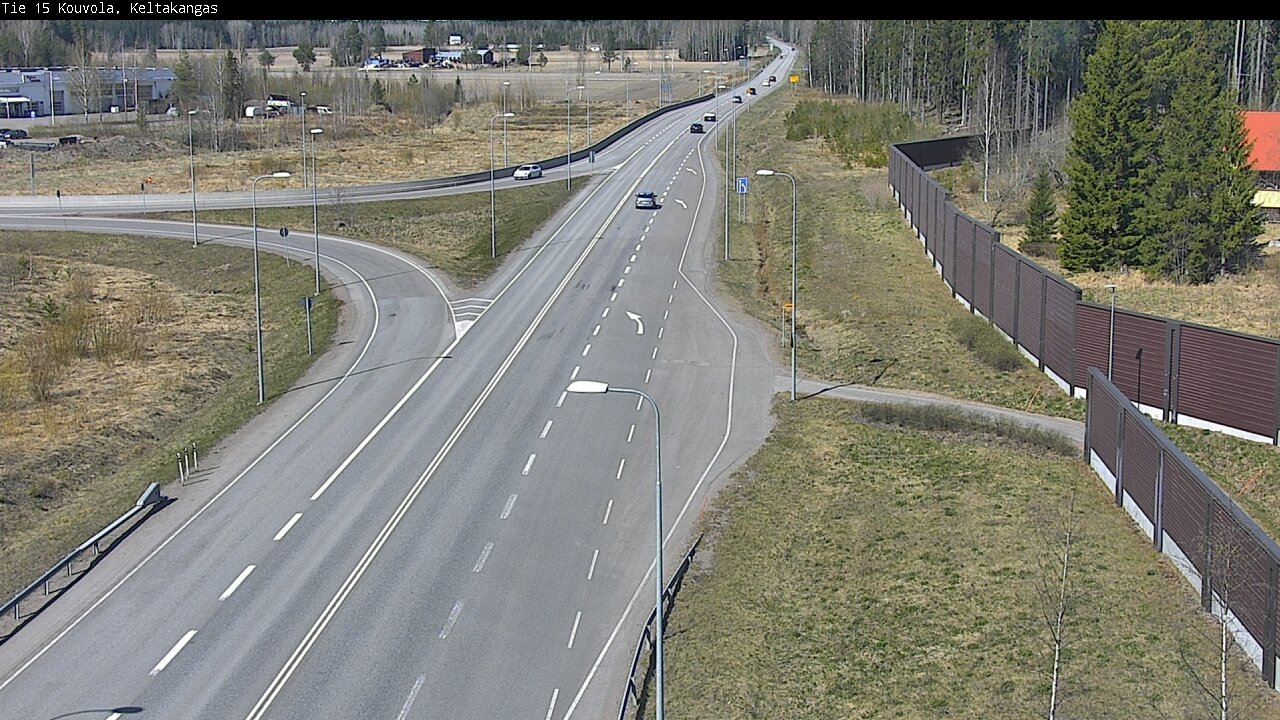Weather Camera Image Väg 15 Kouvola, Keltakangas, Kouvola, Kymenlaakso