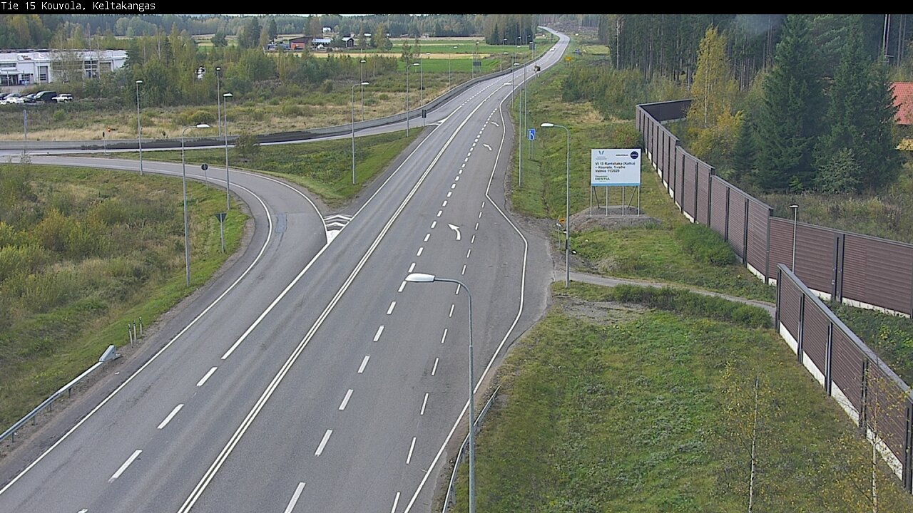 Weather Camera Image Road 15 Kouvola, Keltakangas, Kouvola, Kymenlaakso