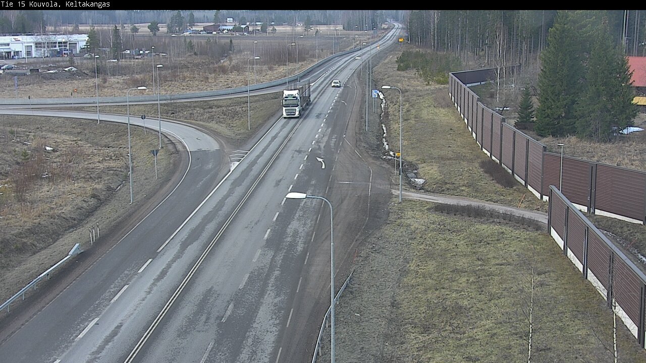 Weather Camera Image Väg 15 Kouvola, Keltakangas, Kouvola, Kymenlaakso