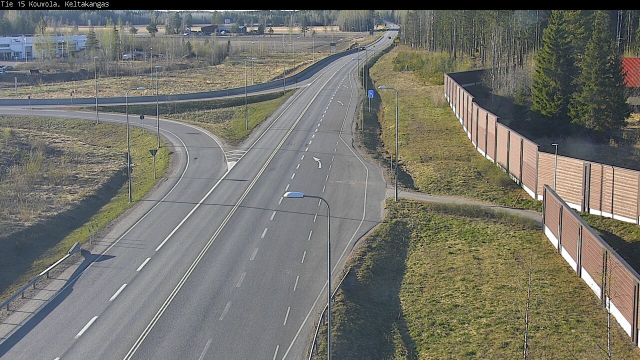 Weather Camera Image Väg 15 Kouvola, Keltakangas, Kouvola, Kymenlaakso