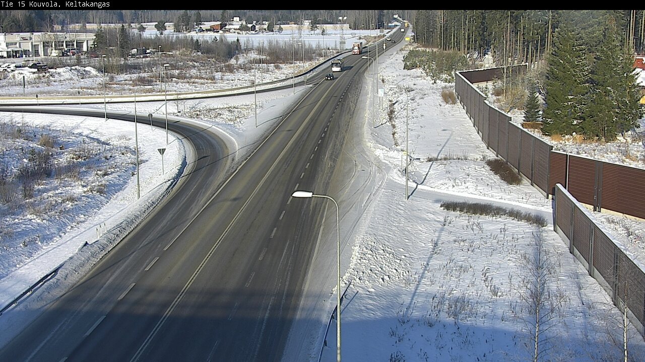 Weather Camera Image Väg 15 Kouvola, Keltakangas, Kouvola, Kymenlaakso