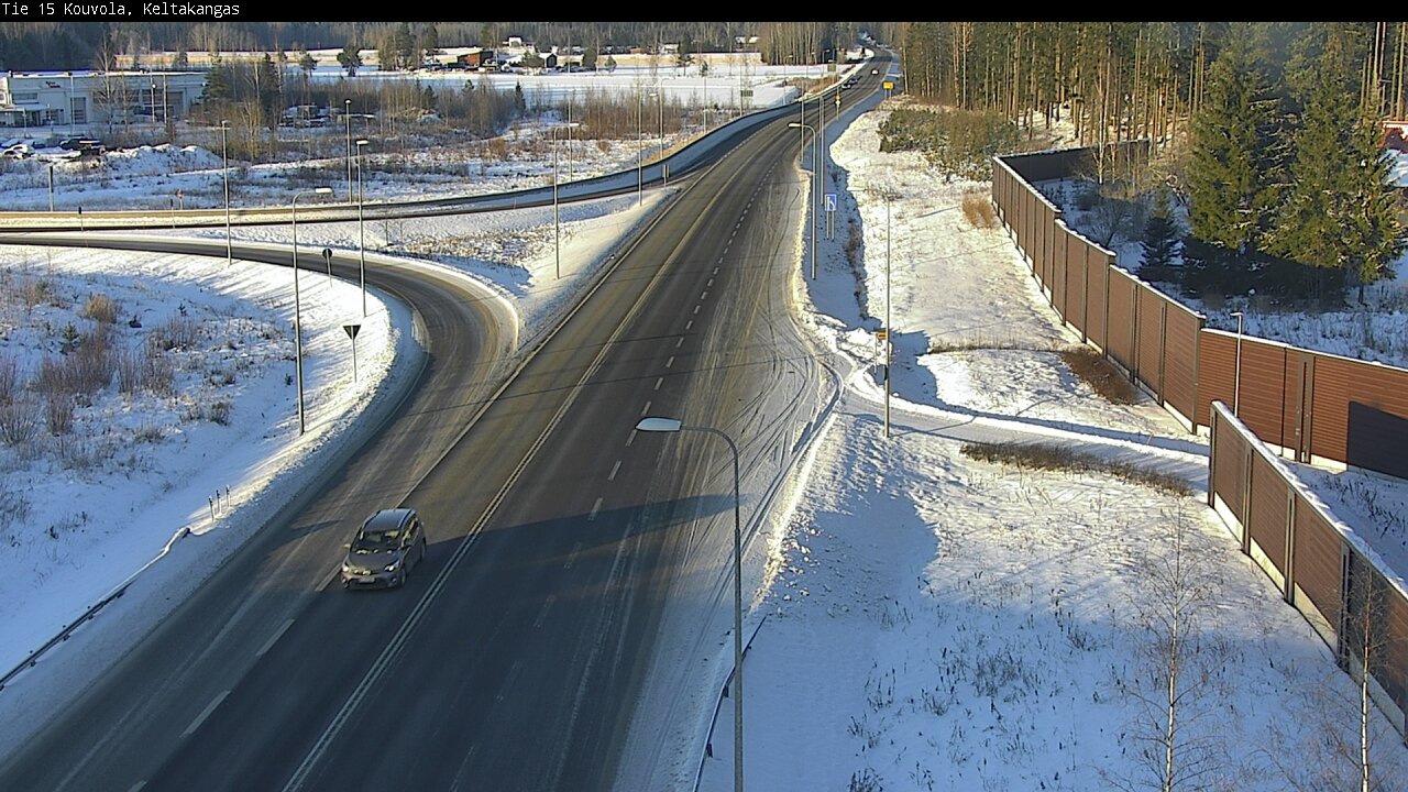 Weather Camera Image Road 15 Kouvola, Keltakangas, Kouvola, Kymenlaakso