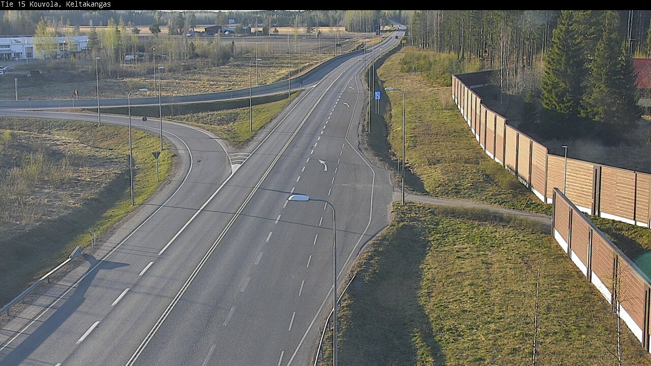 Weather Camera Image Väg 15 Kouvola, Keltakangas, Kouvola, Kymenlaakso