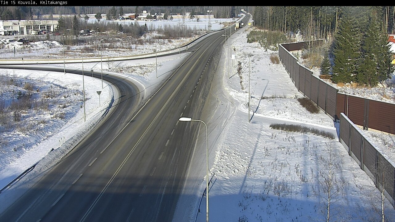 Weather Camera Image Väg 15 Kouvola, Keltakangas, Kouvola, Kymenlaakso