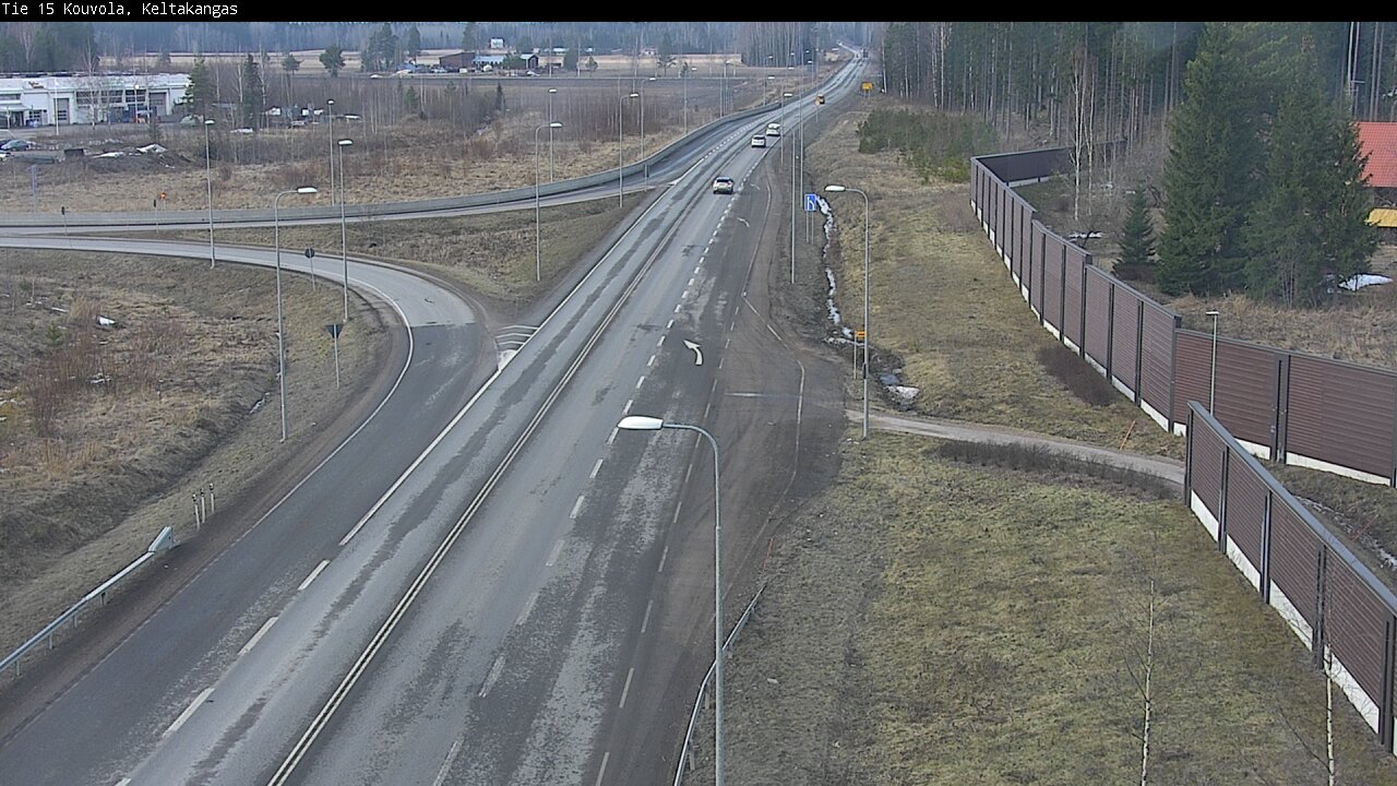 Weather Camera Image Väg 15 Kouvola, Keltakangas, Kouvola, Kymenlaakso