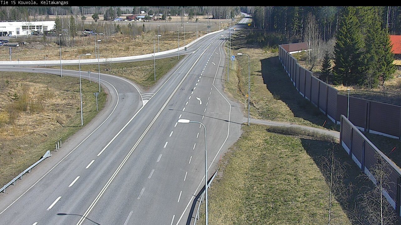 Weather Camera Image Väg 15 Kouvola, Keltakangas, Kouvola, Kymenlaakso
