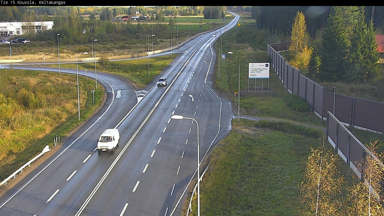 Weather Camera Image Road 15 Kouvola, Keltakangas, Kouvola, Kymenlaakso
