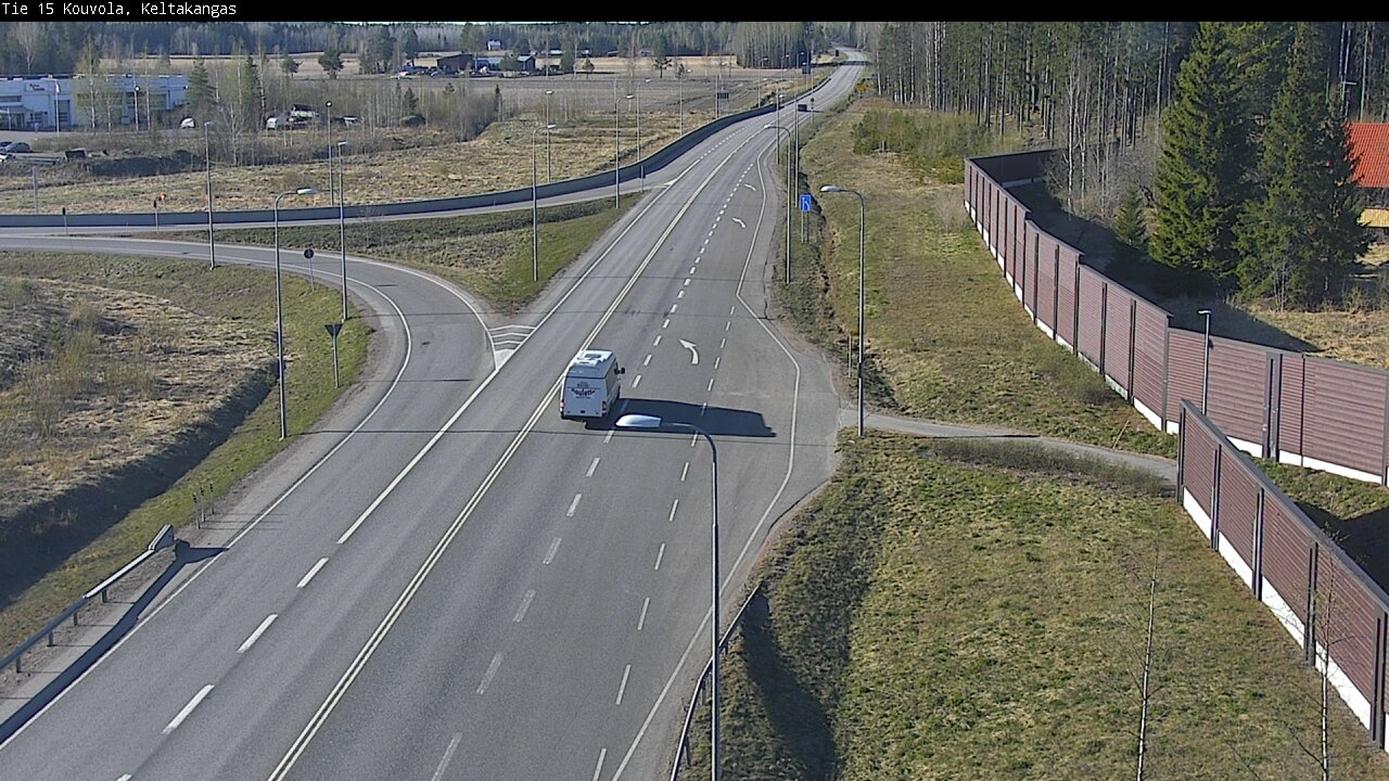 Weather Camera Image Väg 15 Kouvola, Keltakangas, Kouvola, Kymenlaakso