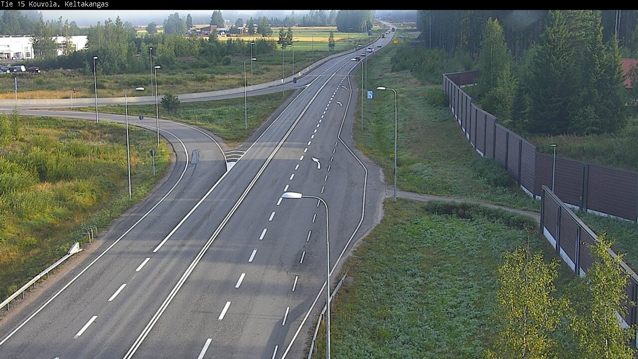 Weather Camera Image Road 15 Kouvola, Keltakangas, Kouvola, Kymenlaakso