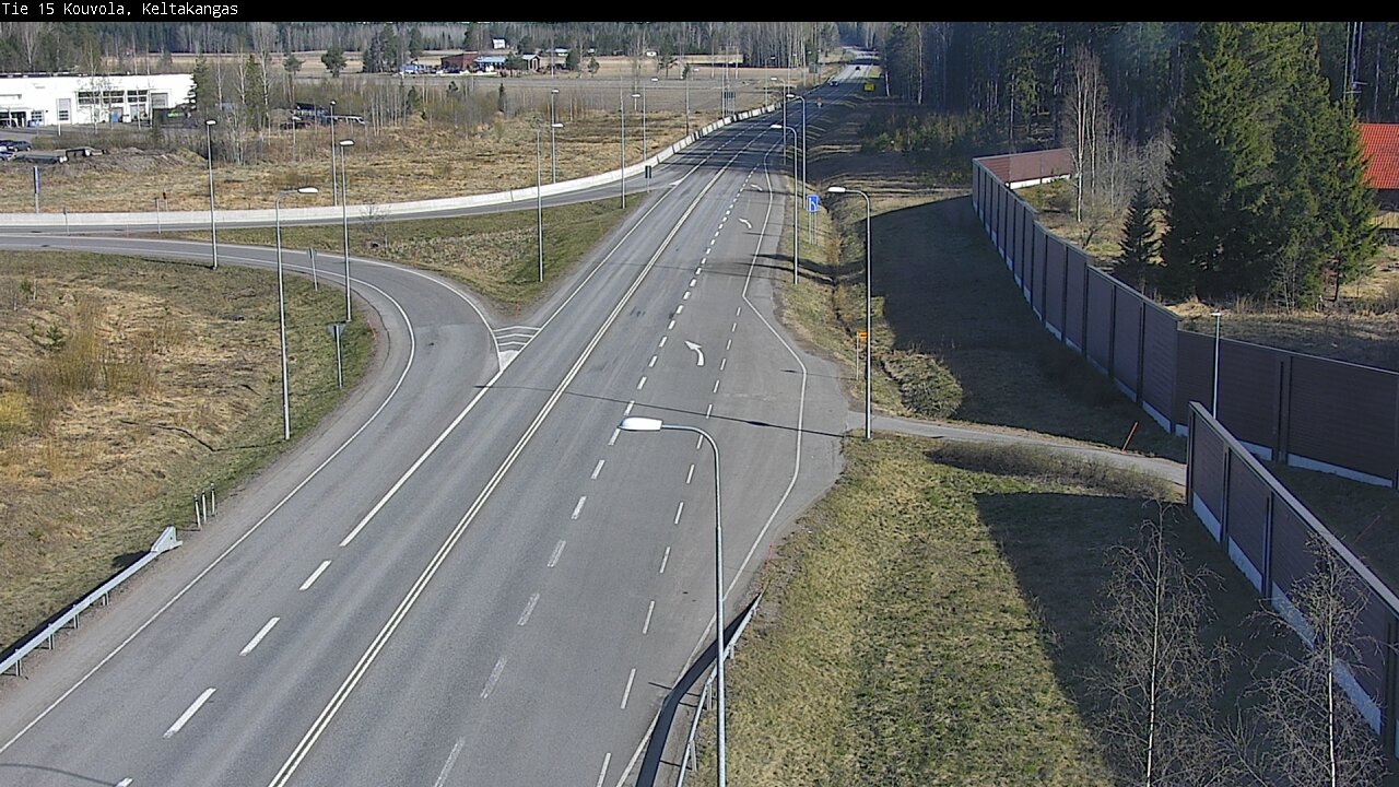 Weather Camera Image Väg 15 Kouvola, Keltakangas, Kouvola, Kymenlaakso