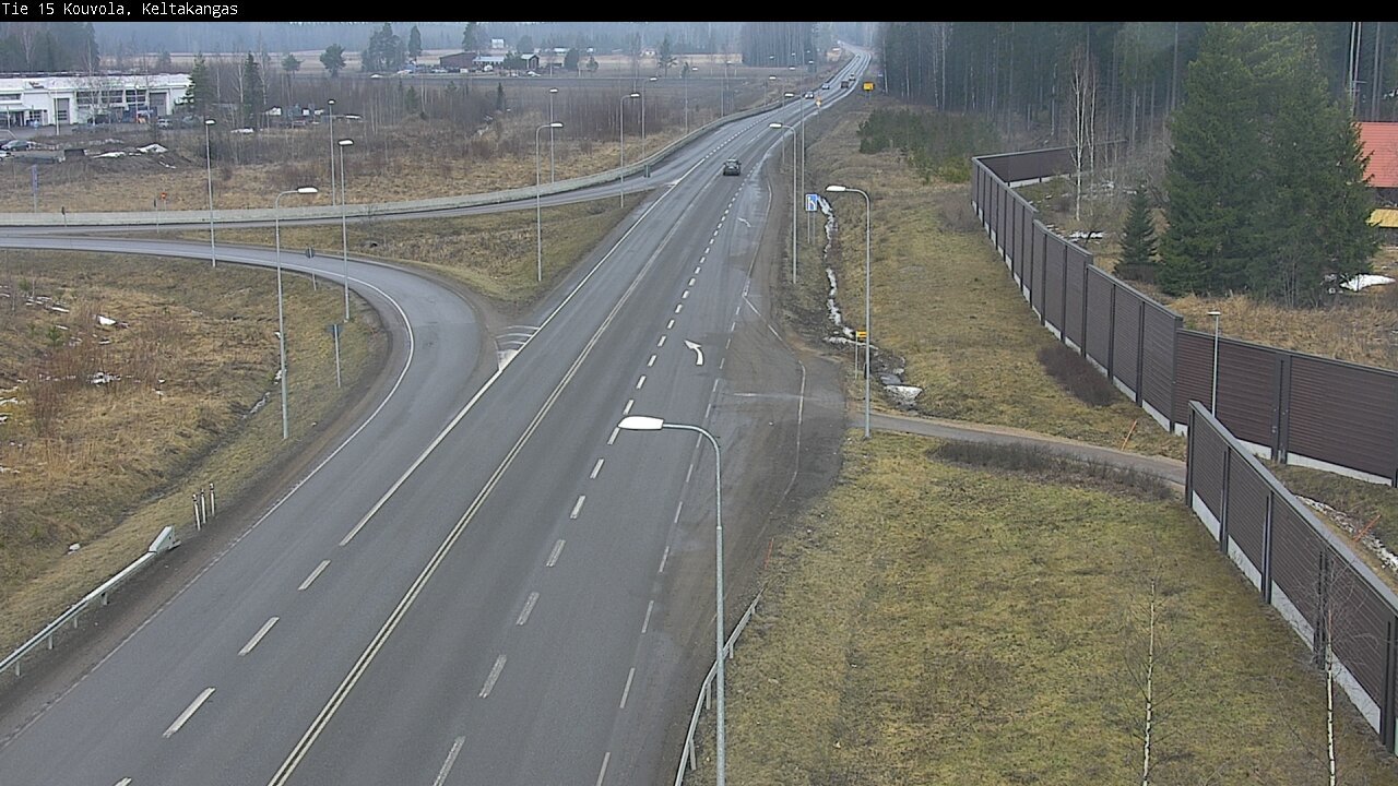 Weather Camera Image Väg 15 Kouvola, Keltakangas, Kouvola, Kymenlaakso