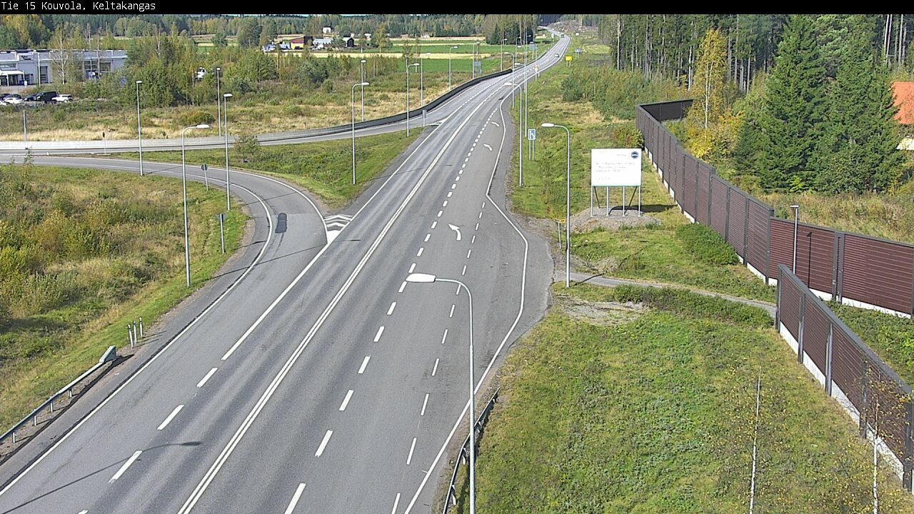 Weather Camera Image Road 15 Kouvola, Keltakangas, Kouvola, Kymenlaakso