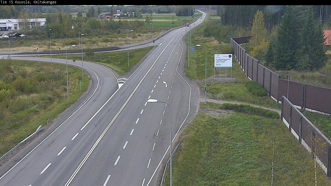 Weather Camera Image Road 15 Kouvola, Keltakangas, Kouvola, Kymenlaakso