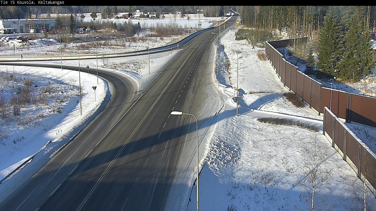 Weather Camera Image Road 15 Kouvola, Keltakangas, Kouvola, Kymenlaakso