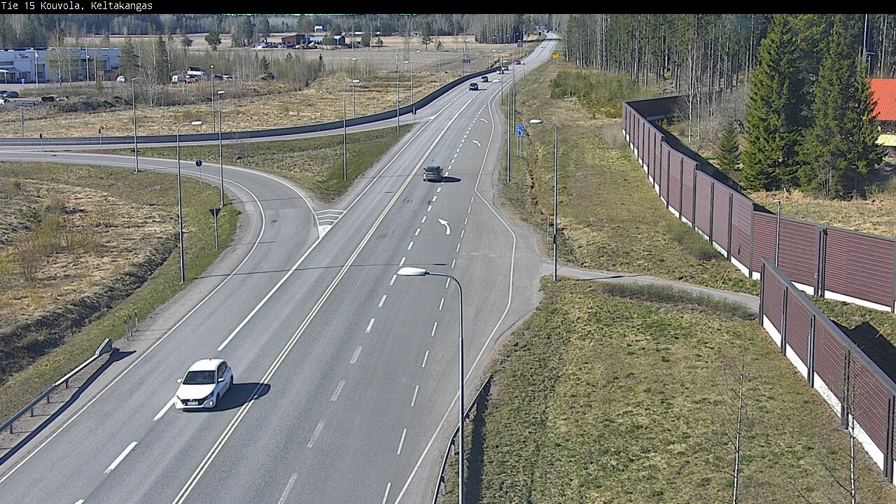 Weather Camera Image Väg 15 Kouvola, Keltakangas, Kouvola, Kymenlaakso
