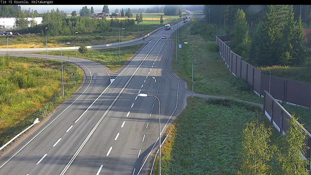 Weather Camera Image Road 15 Kouvola, Keltakangas, Kouvola, Kymenlaakso