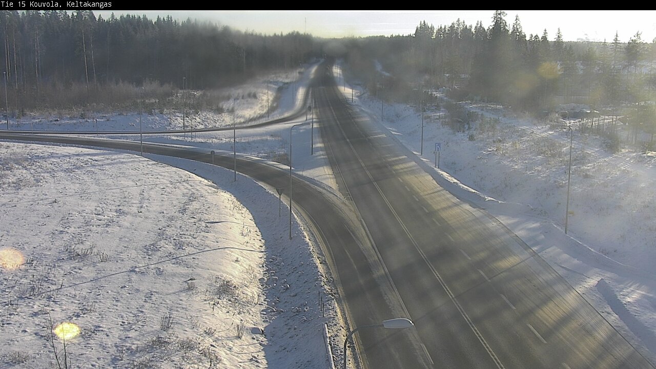 Weather Camera Image Väg 15 Kouvola, Keltakangas, Kouvola, Kymenlaakso