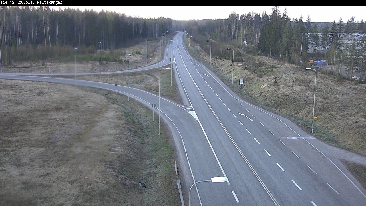 Weather Camera Image Väg 15 Kouvola, Keltakangas, Kouvola, Kymenlaakso