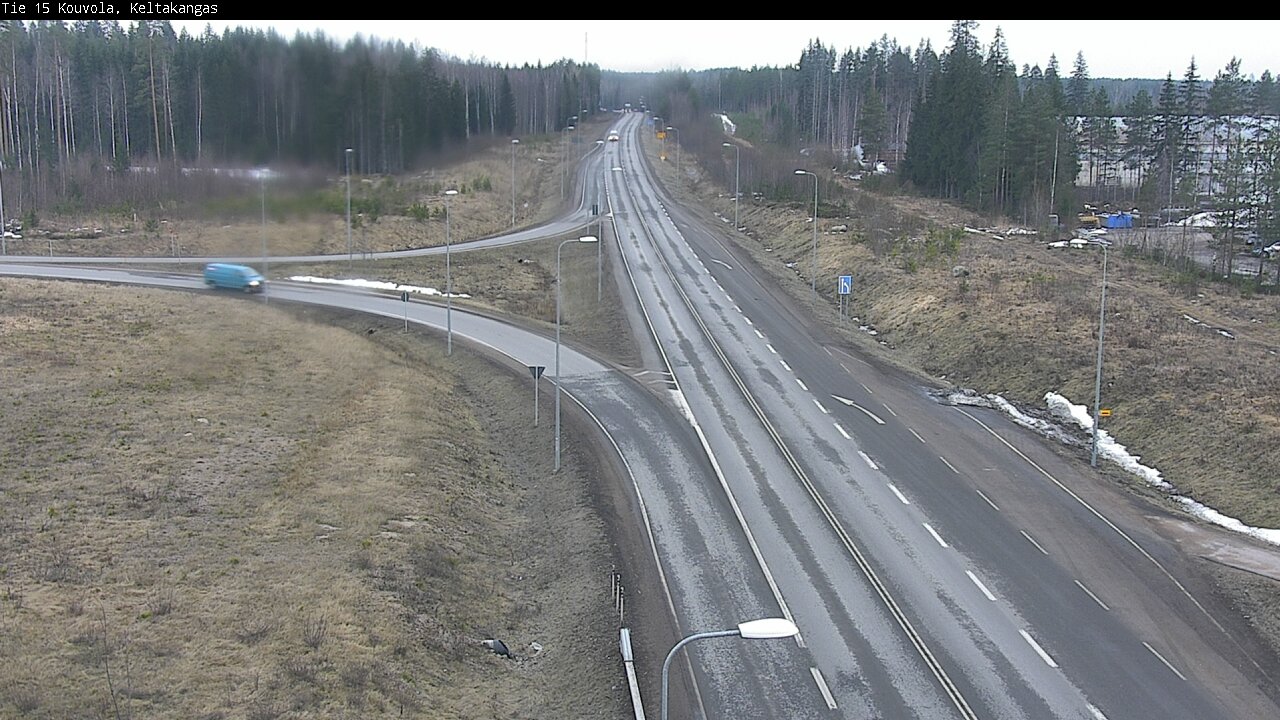 Weather Camera Image Road 15 Kouvola, Keltakangas, Kouvola, Kymenlaakso