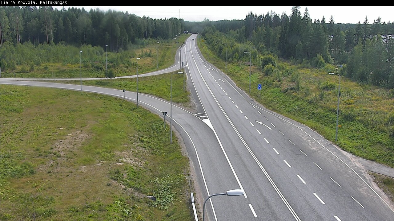 Weather Camera Image Väg 15 Kouvola, Keltakangas, Kouvola, Kymenlaakso