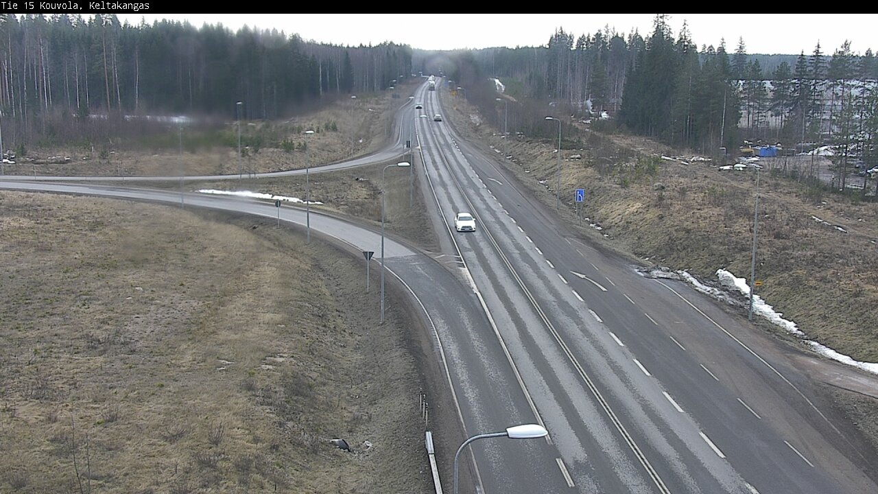 Weather Camera Image Road 15 Kouvola, Keltakangas, Kouvola, Kymenlaakso
