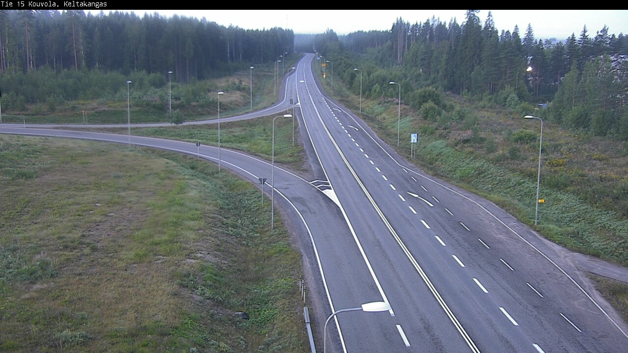 Weather Camera Image Väg 15 Kouvola, Keltakangas, Kouvola, Kymenlaakso