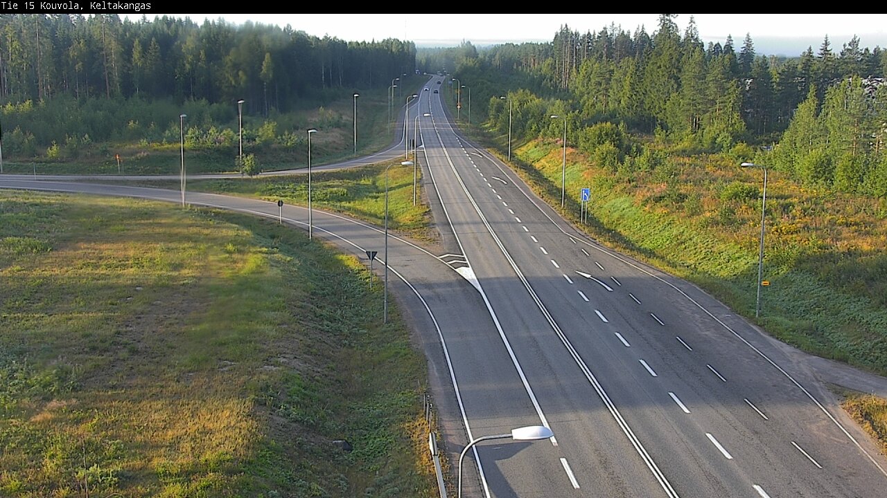 Weather Camera Image Väg 15 Kouvola, Keltakangas, Kouvola, Kymenlaakso