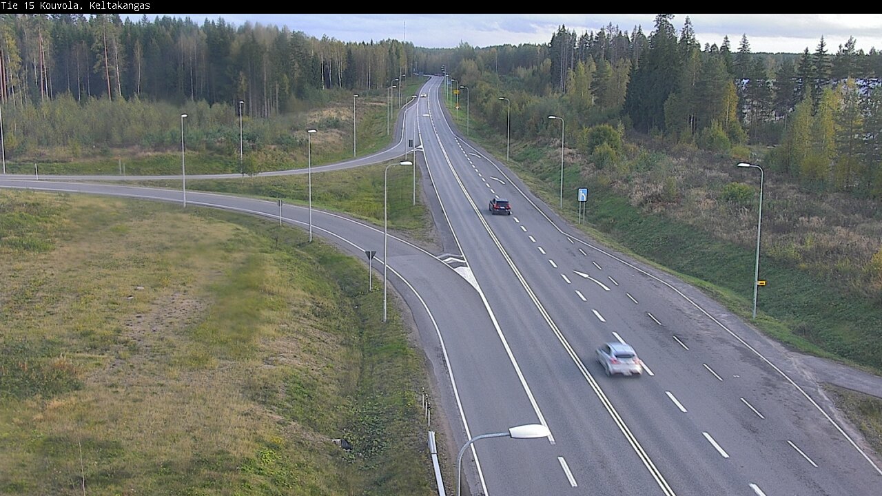 Weather Camera Image Road 15 Kouvola, Keltakangas, Kouvola, Kymenlaakso