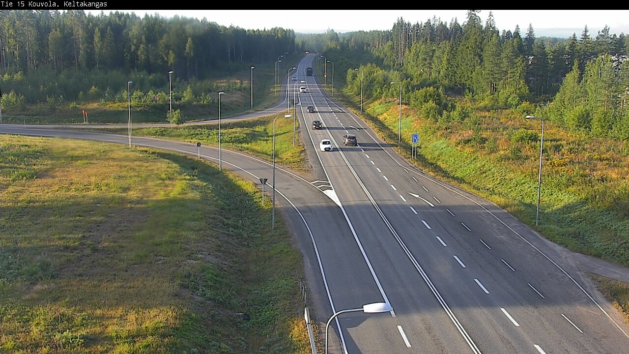 Weather Camera Image Väg 15 Kouvola, Keltakangas, Kouvola, Kymenlaakso