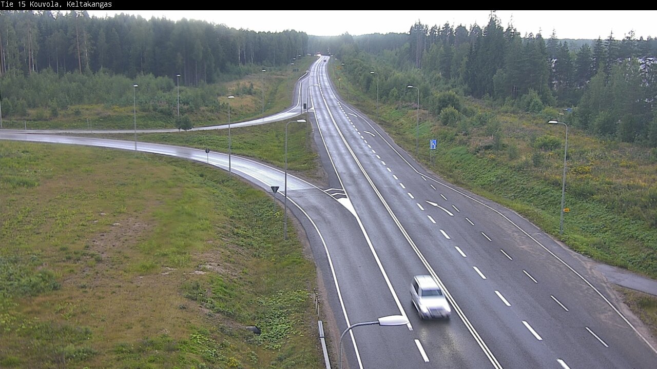 Weather Camera Image Väg 15 Kouvola, Keltakangas, Kouvola, Kymenlaakso
