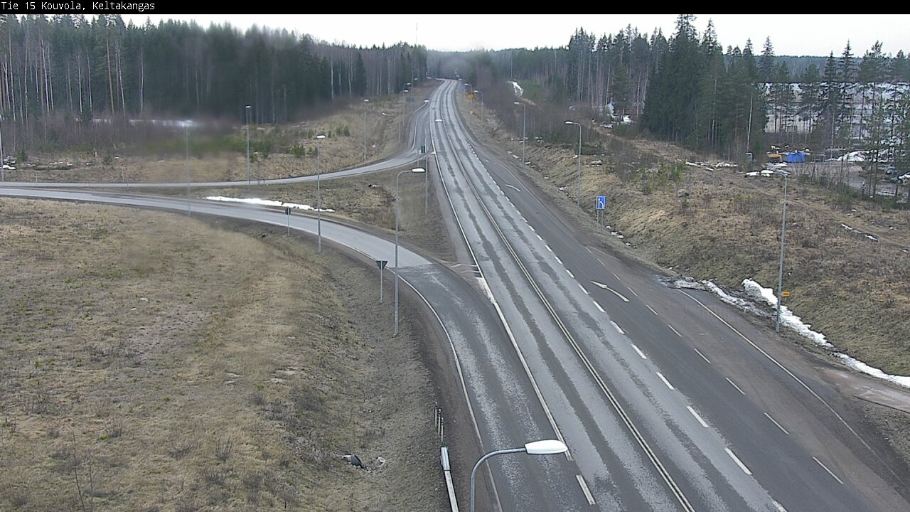 Weather Camera Image Road 15 Kouvola, Keltakangas, Kouvola, Kymenlaakso