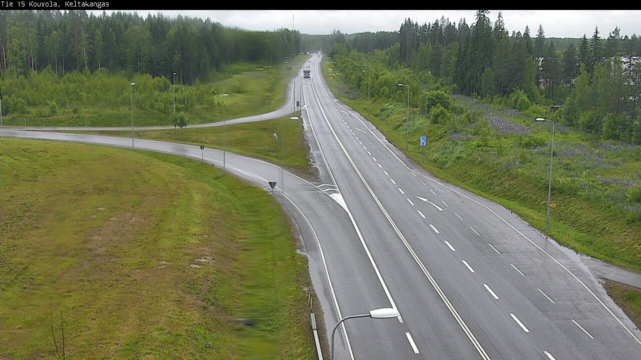 Weather Camera Image Road 15 Kouvola, Keltakangas, Kouvola, Kymenlaakso