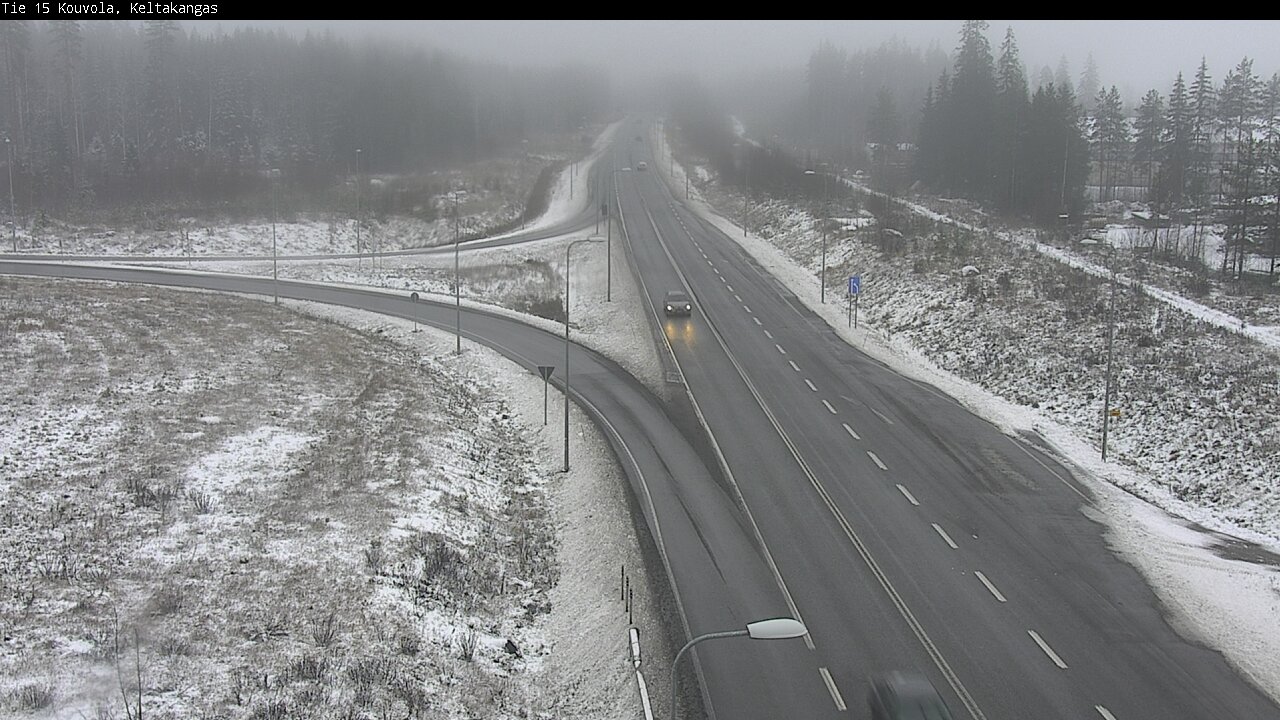 Weather Camera Image Väg 15 Kouvola, Keltakangas, Kouvola, Kymenlaakso