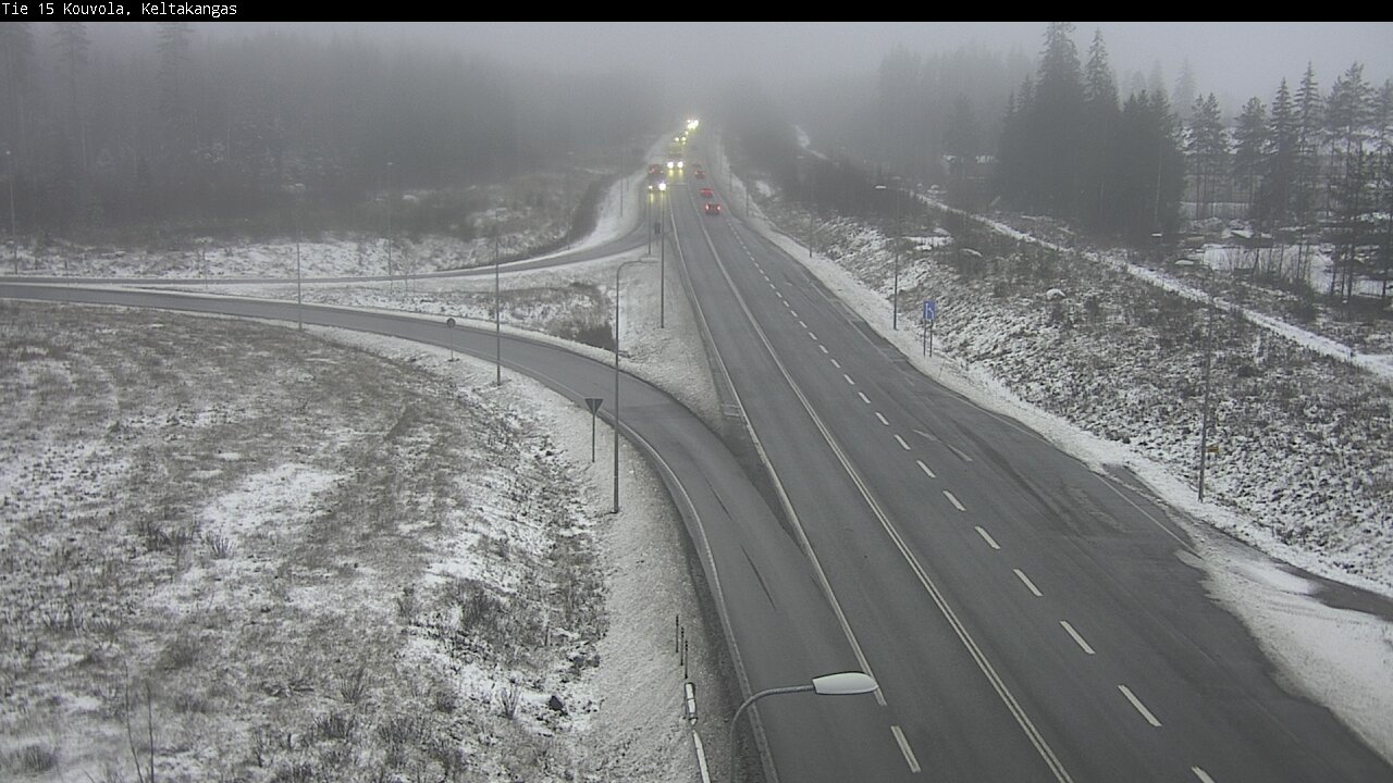 Weather Camera Image Väg 15 Kouvola, Keltakangas, Kouvola, Kymenlaakso
