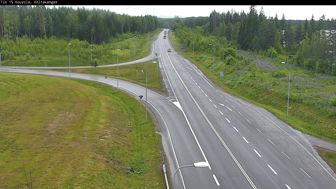 Weather Camera Image Väg 15 Kouvola, Keltakangas, Kouvola, Kymenlaakso