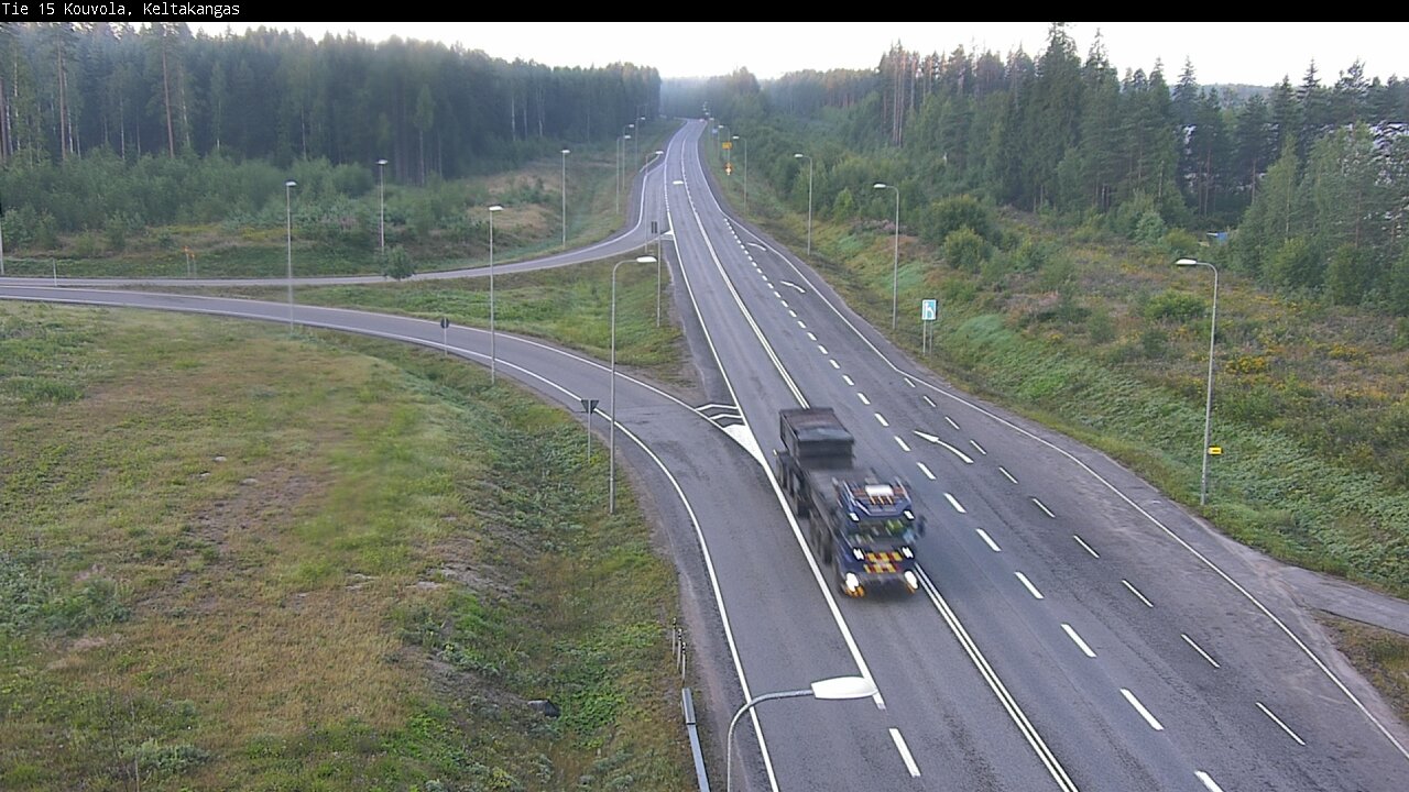 Weather Camera Image Väg 15 Kouvola, Keltakangas, Kouvola, Kymenlaakso