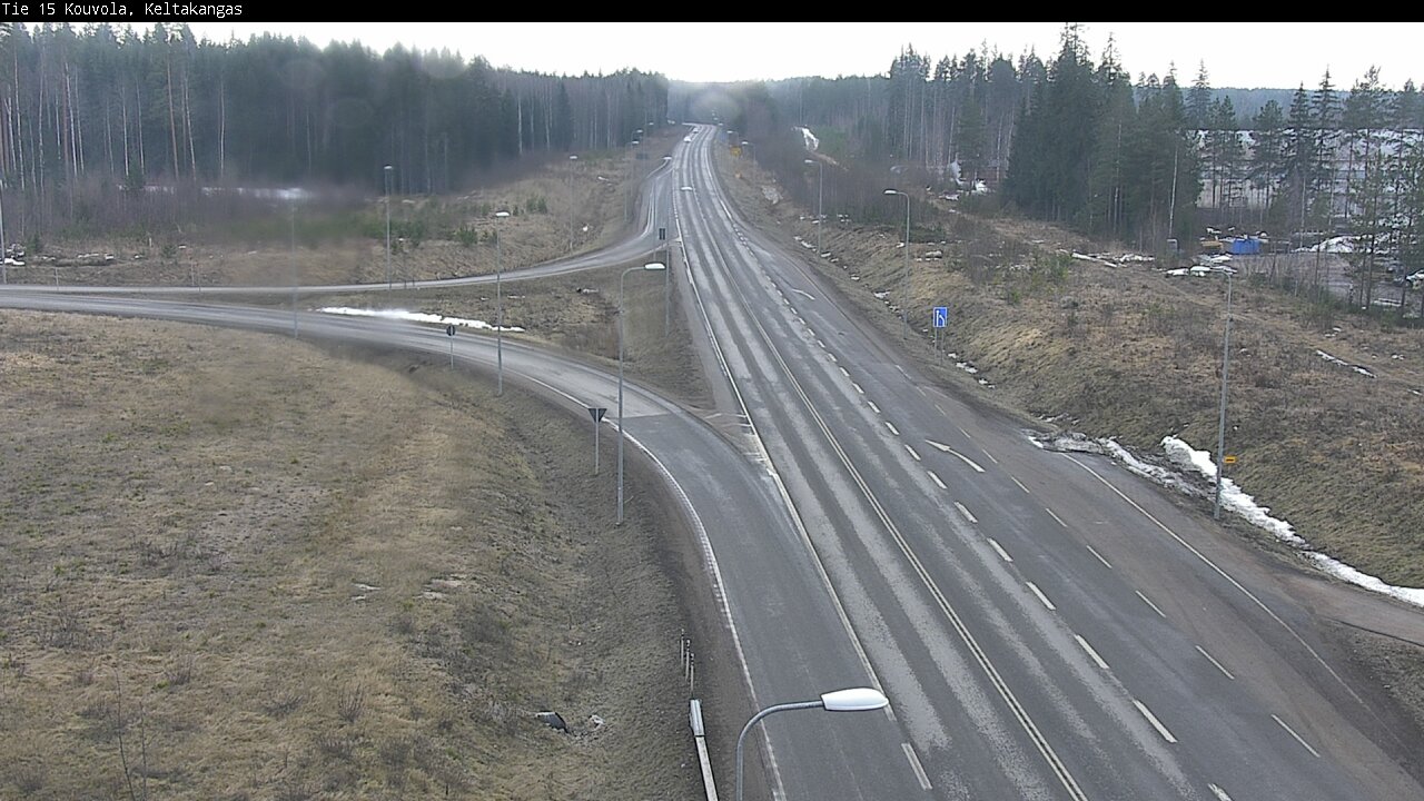 Weather Camera Image Road 15 Kouvola, Keltakangas, Kouvola, Kymenlaakso
