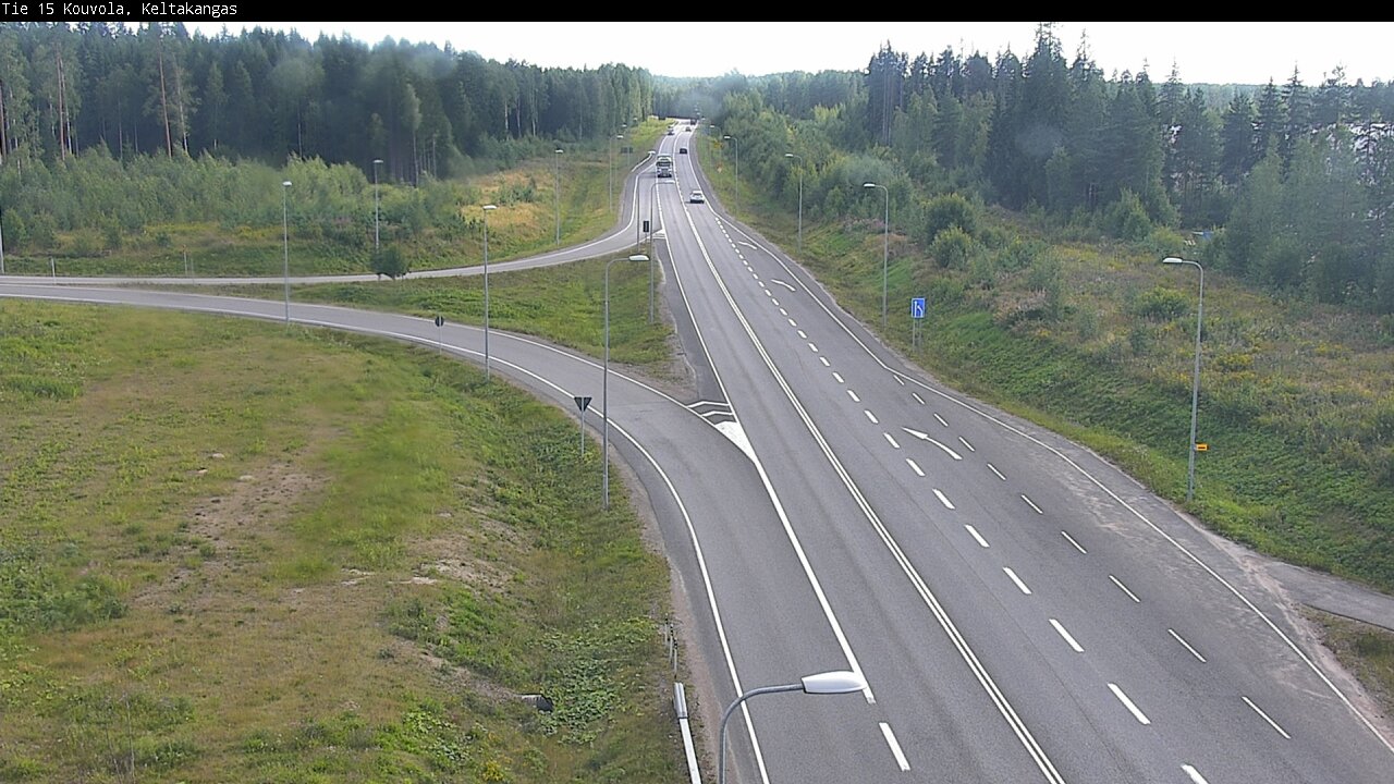 Weather Camera Image Väg 15 Kouvola, Keltakangas, Kouvola, Kymenlaakso