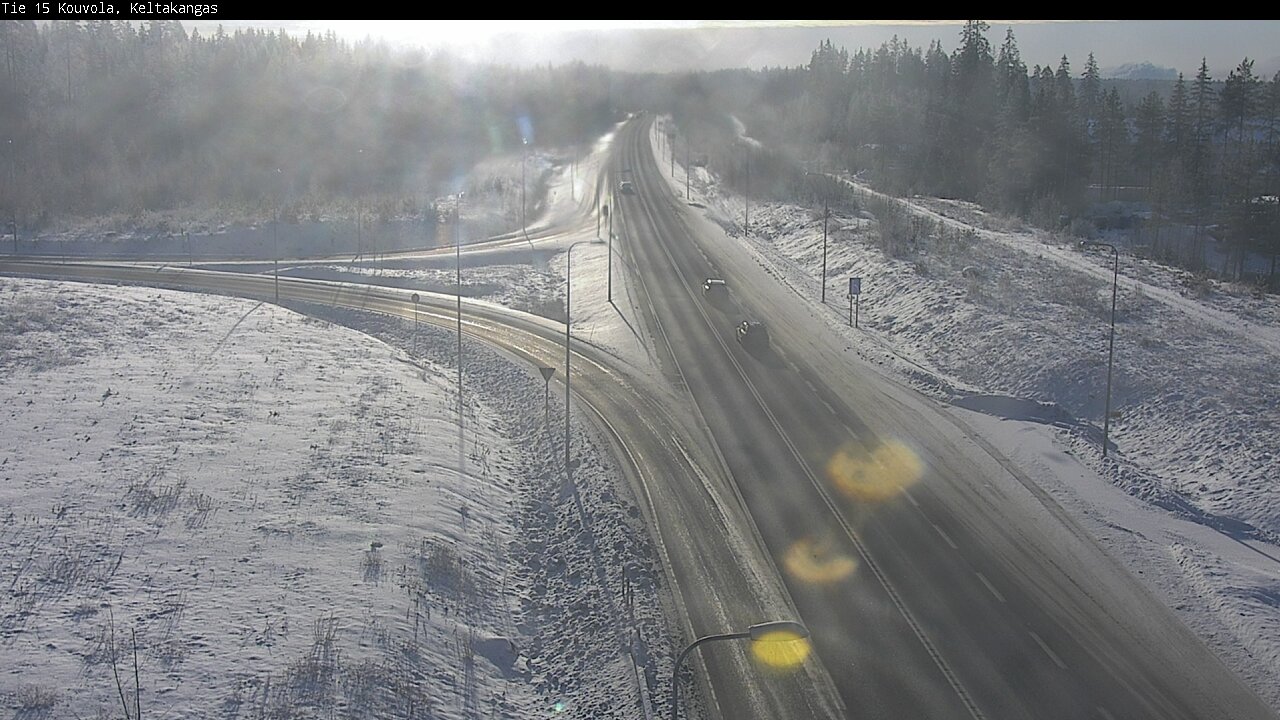 Weather Camera Image Road 15 Kouvola, Keltakangas, Kouvola, Kymenlaakso