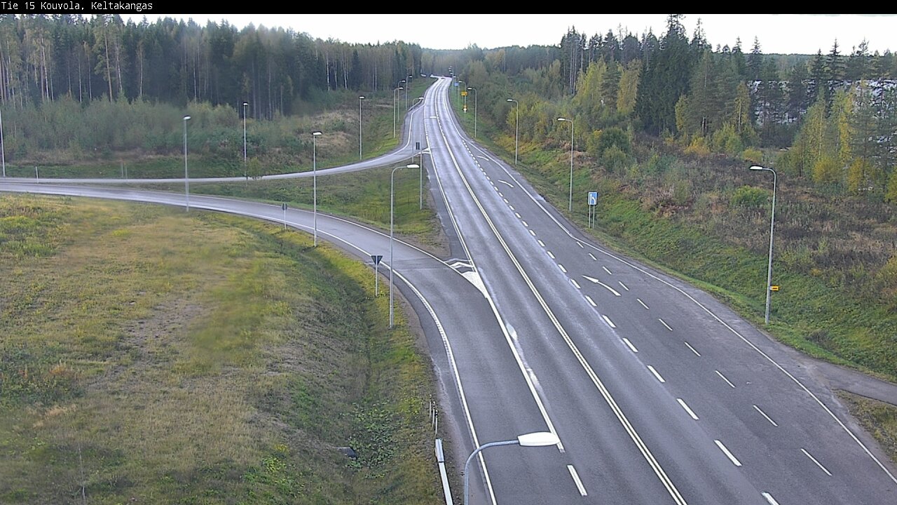 Weather Camera Image Road 15 Kouvola, Keltakangas, Kouvola, Kymenlaakso