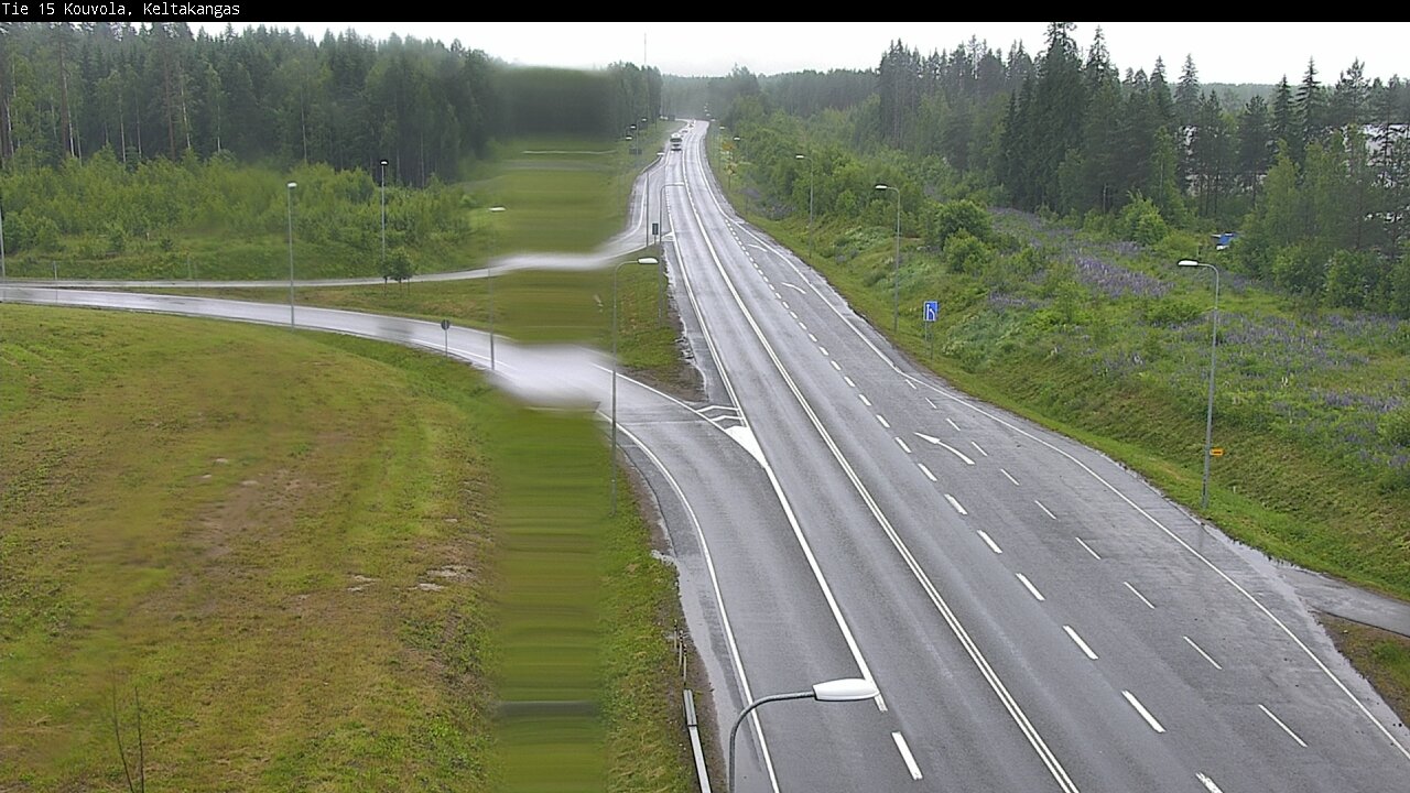 Weather Camera Image Väg 15 Kouvola, Keltakangas, Kouvola, Kymenlaakso