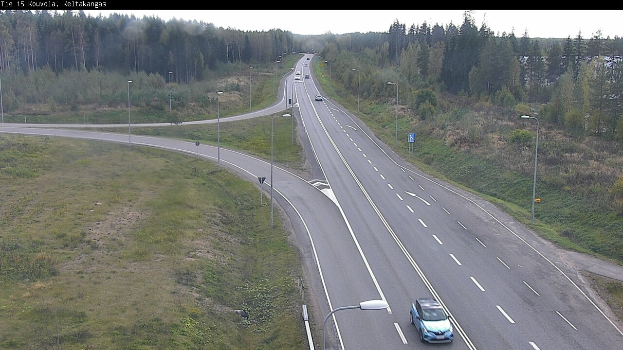 Weather Camera Image Road 15 Kouvola, Keltakangas, Kouvola, Kymenlaakso