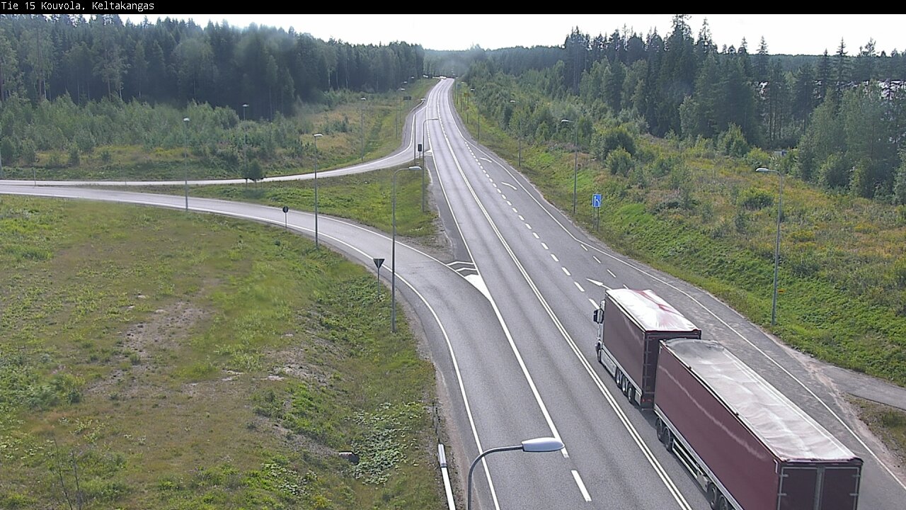 Weather Camera Image Väg 15 Kouvola, Keltakangas, Kouvola, Kymenlaakso