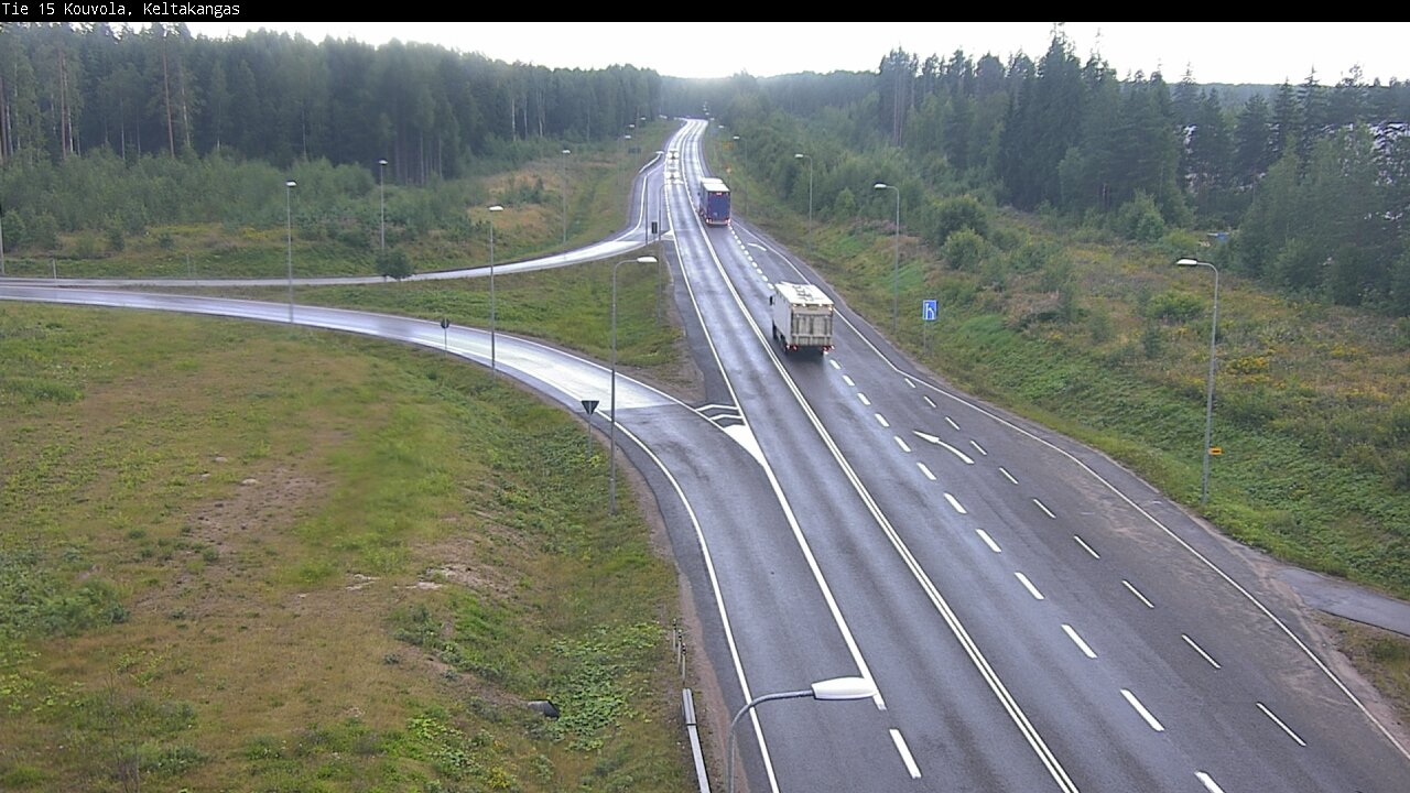 Weather Camera Image Väg 15 Kouvola, Keltakangas, Kouvola, Kymenlaakso