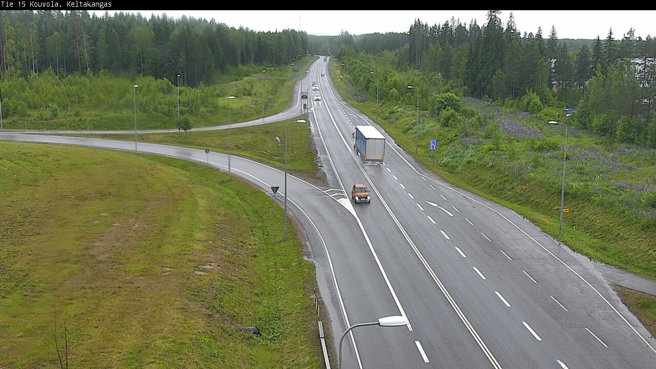 Weather Camera Image Väg 15 Kouvola, Keltakangas, Kouvola, Kymenlaakso