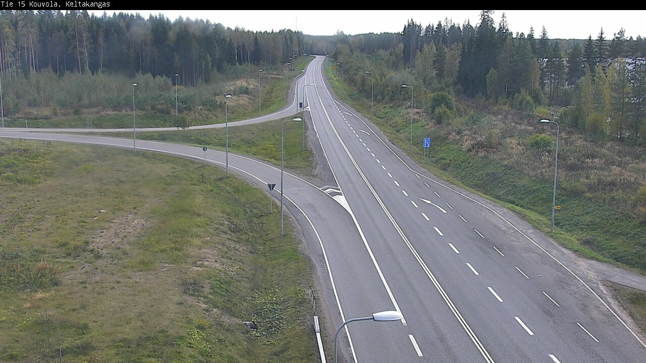 Weather Camera Image Road 15 Kouvola, Keltakangas, Kouvola, Kymenlaakso
