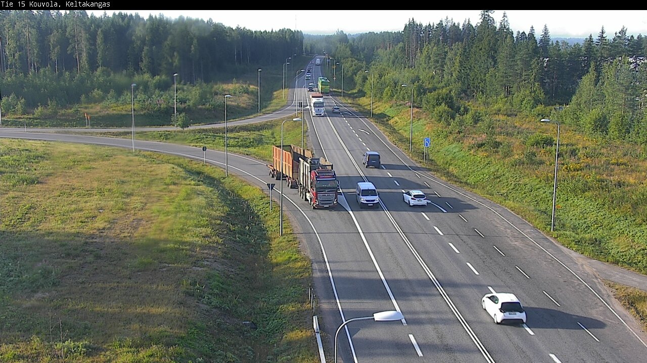Weather Camera Image Väg 15 Kouvola, Keltakangas, Kouvola, Kymenlaakso